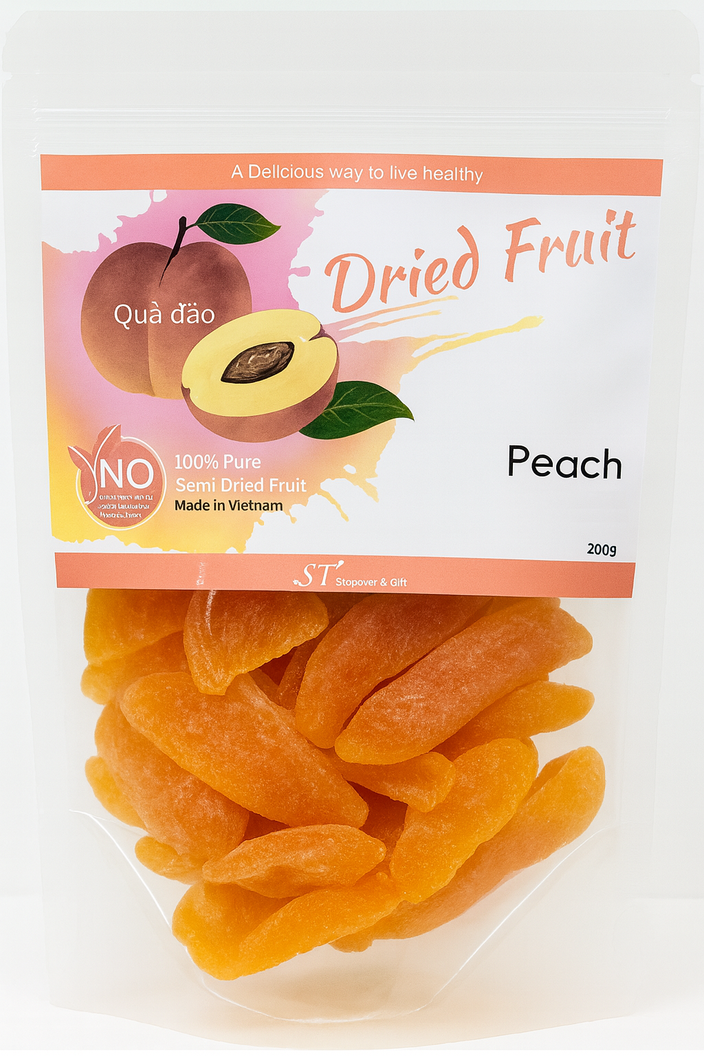 납작 복숭아 Flat peach 100% Dried